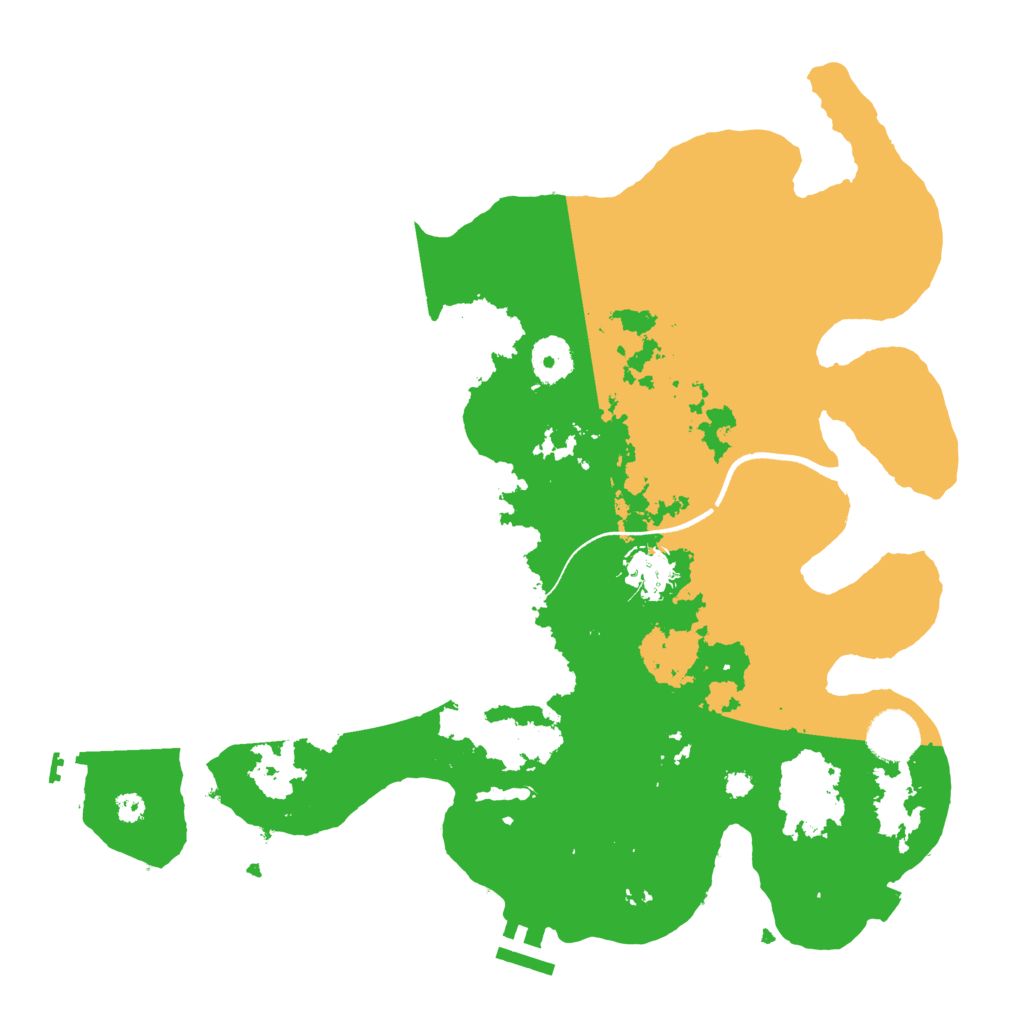 Biome Rust Map: Procedural Map, Size: 3500, Seed: 148704066