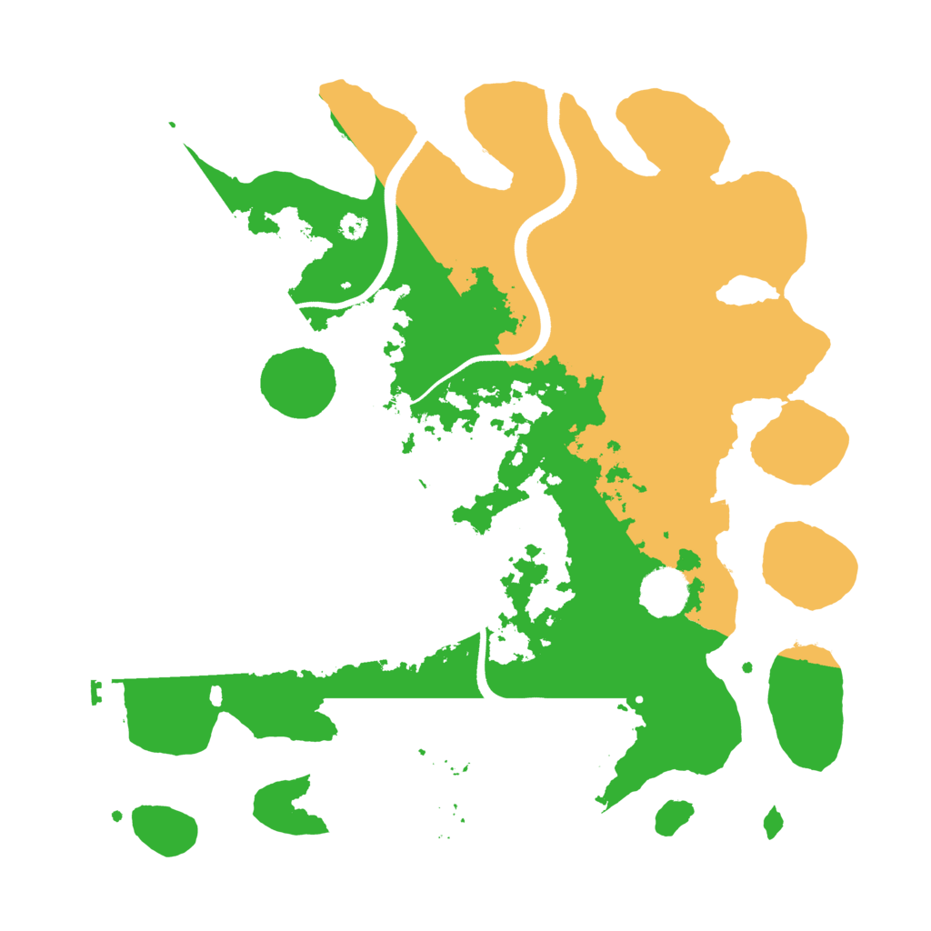 Biome Rust Map: Procedural Map, Size: 3500, Seed: 1549047635