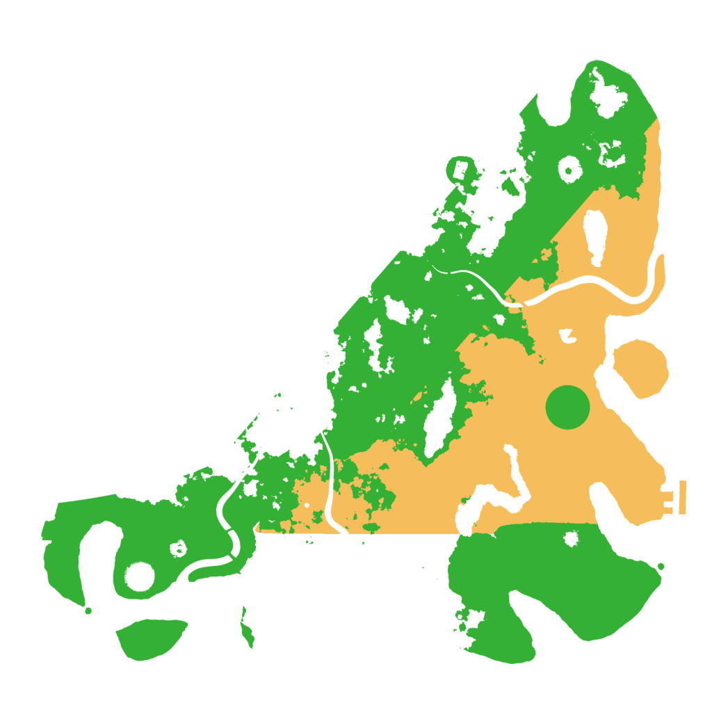 Biome Rust Map: Procedural Map, Size: 4250, Seed: 7352191