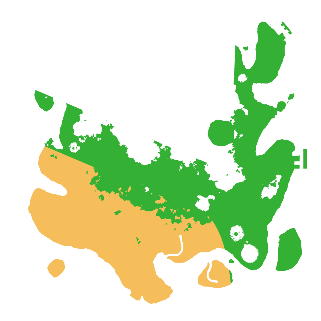 Biome Rust Map: Procedural Map, Size: 3300, Seed: 597646911