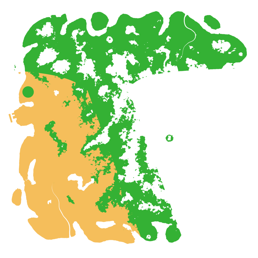 Biome Rust Map: Procedural Map, Size: 6000, Seed: 873347518