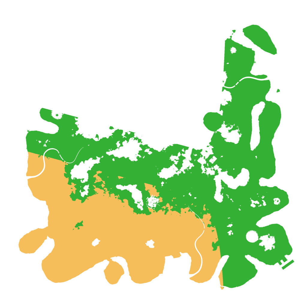 Biome Rust Map: Procedural Map, Size: 4500, Seed: 1945678234