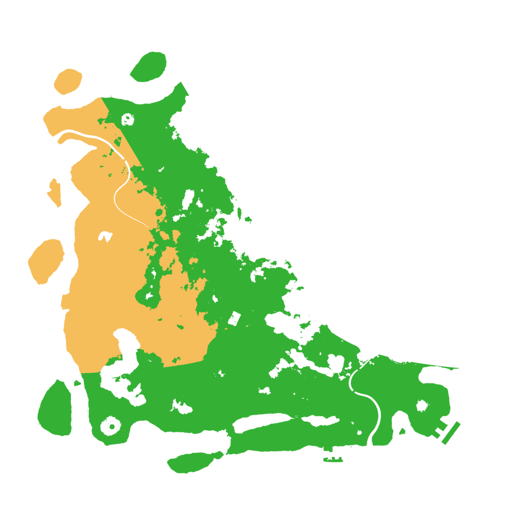 Biome Rust Map: Procedural Map, Size: 4000, Seed: 2070663222