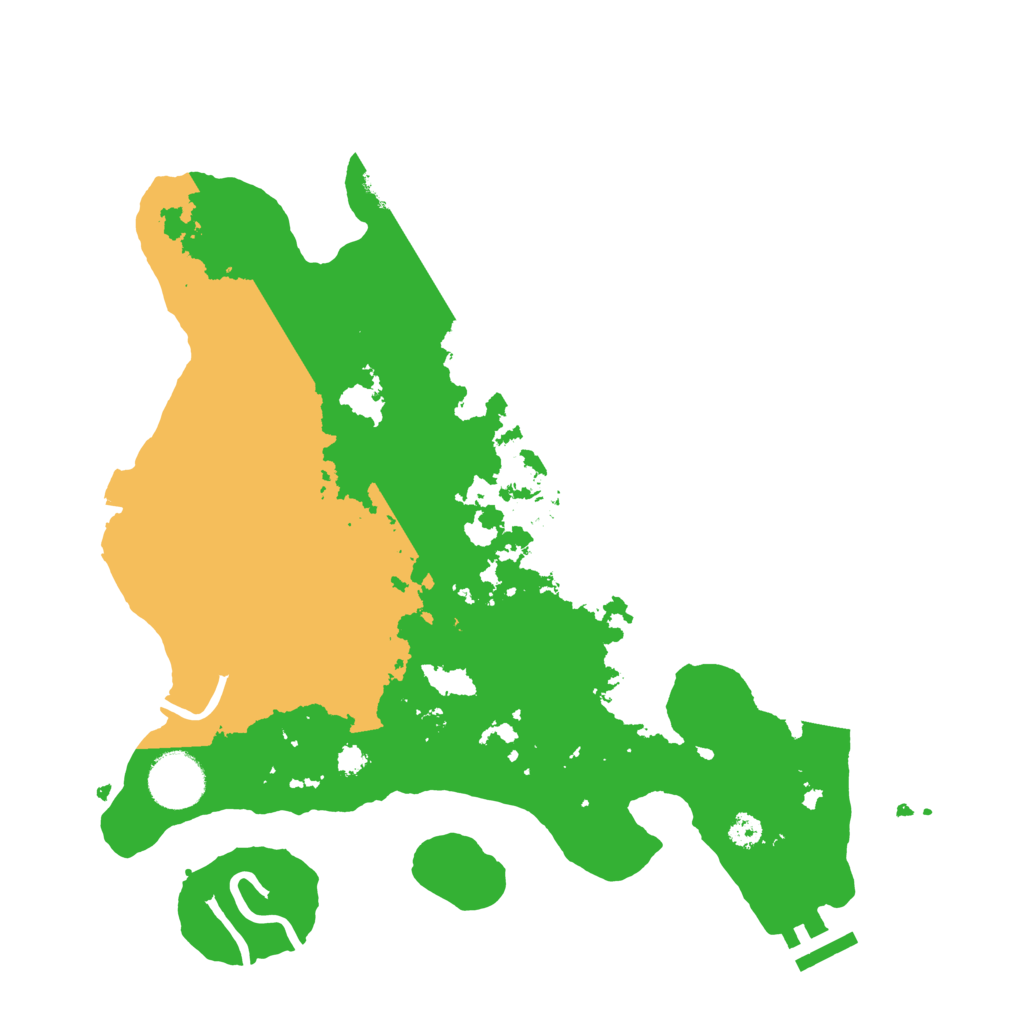 Biome Rust Map: Procedural Map, Size: 3200, Seed: 187306640