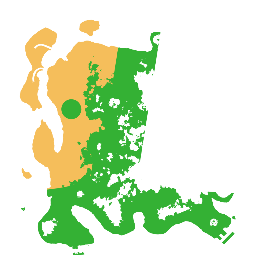 Biome Rust Map: Procedural Map, Size: 3500, Seed: 2055306760