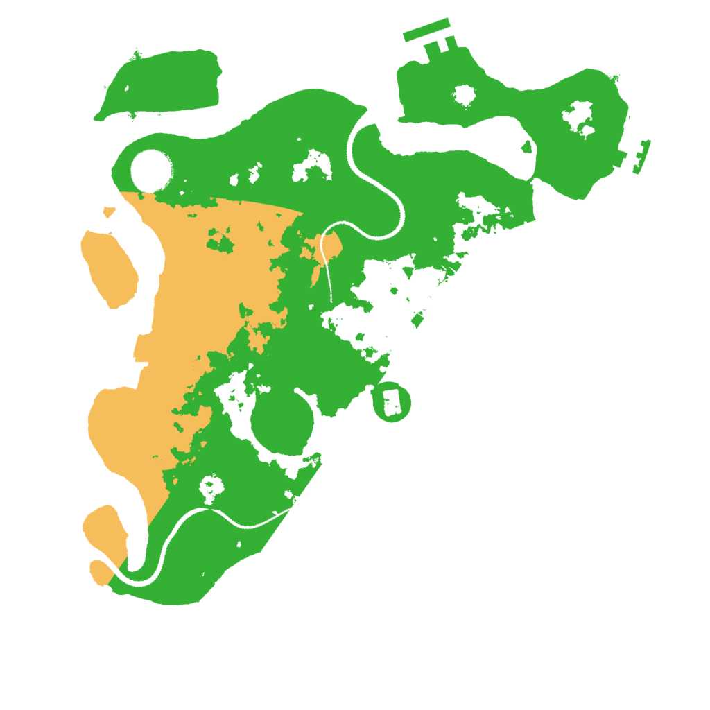 Biome Rust Map: Procedural Map, Size: 3000, Seed: 6751309