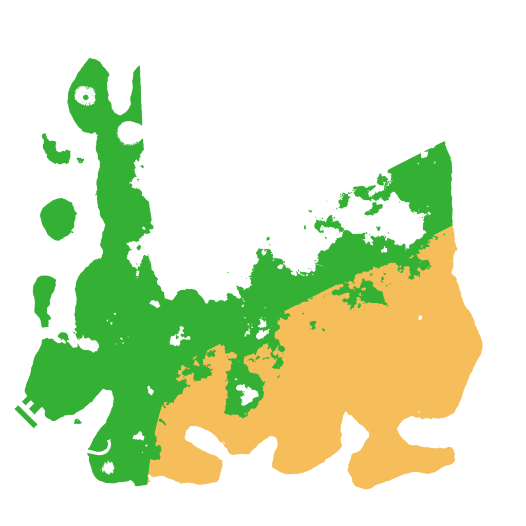 Biome Rust Map: Procedural Map, Size: 3900, Seed: 2004