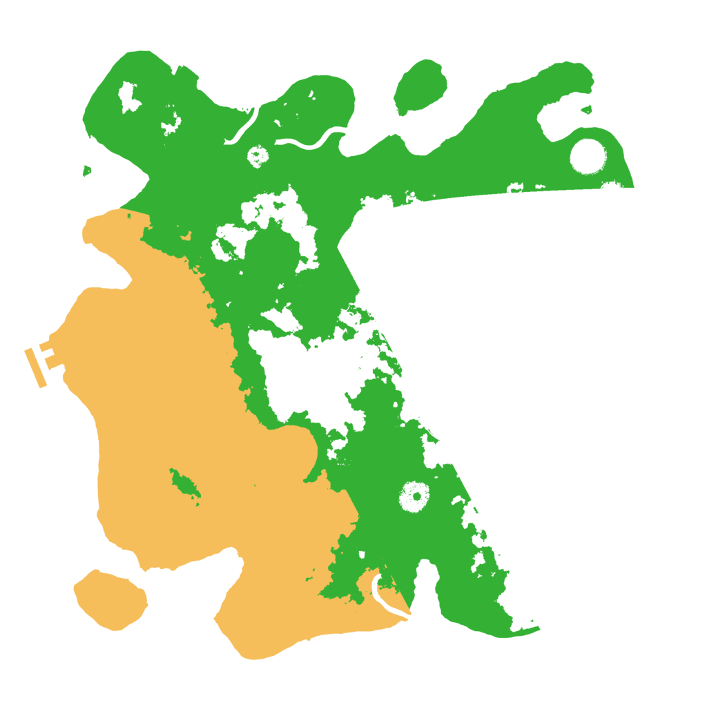 Biome Rust Map: Procedural Map, Size: 3500, Seed: 350515391