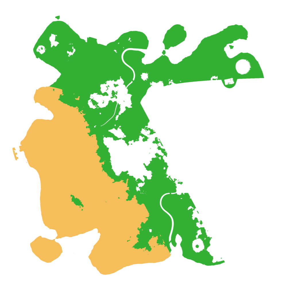 Biome Rust Map: Procedural Map, Size: 3500, Seed: 350515391