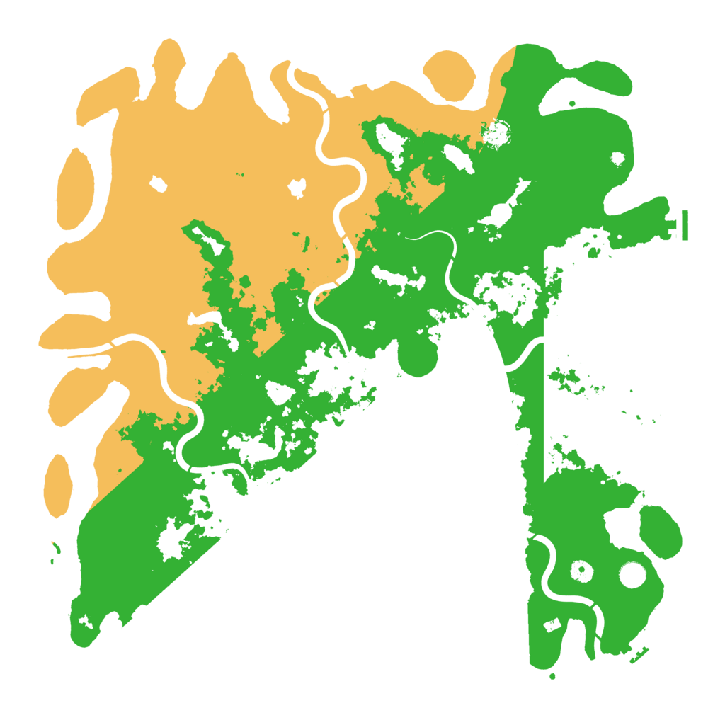 Biome Rust Map: Procedural Map, Size: 4850, Seed: 122335865