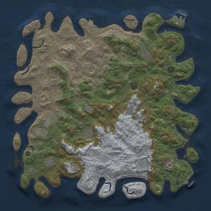 Thumbnail Rust Map: Procedural Map, Size: 4850, Seed: 122335865, 19 Monuments