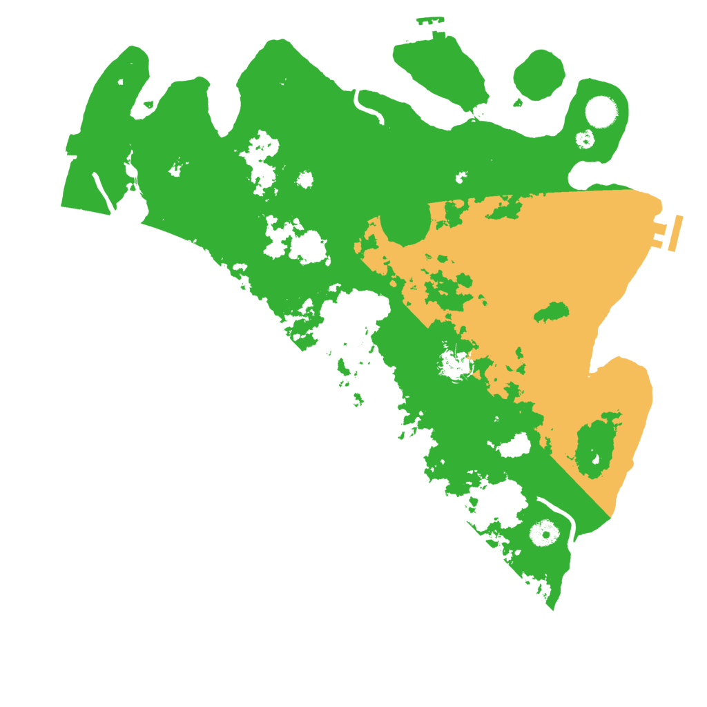 Biome Rust Map: Procedural Map, Size: 3900, Seed: 1119