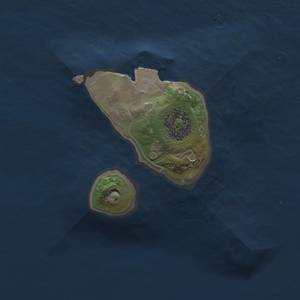 Thumbnail Rust Map: Procedural Map, Size: 1500, Seed: 643171402, 3 Monuments