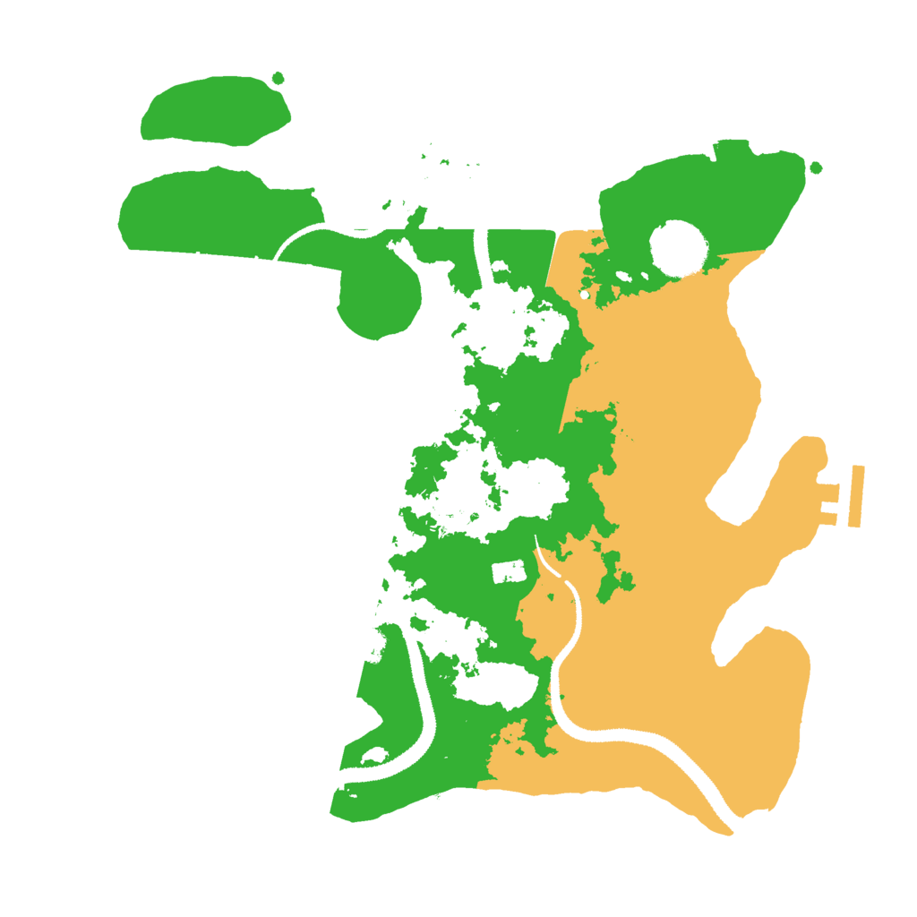 Biome Rust Map: Procedural Map, Size: 3000, Seed: 1671963671