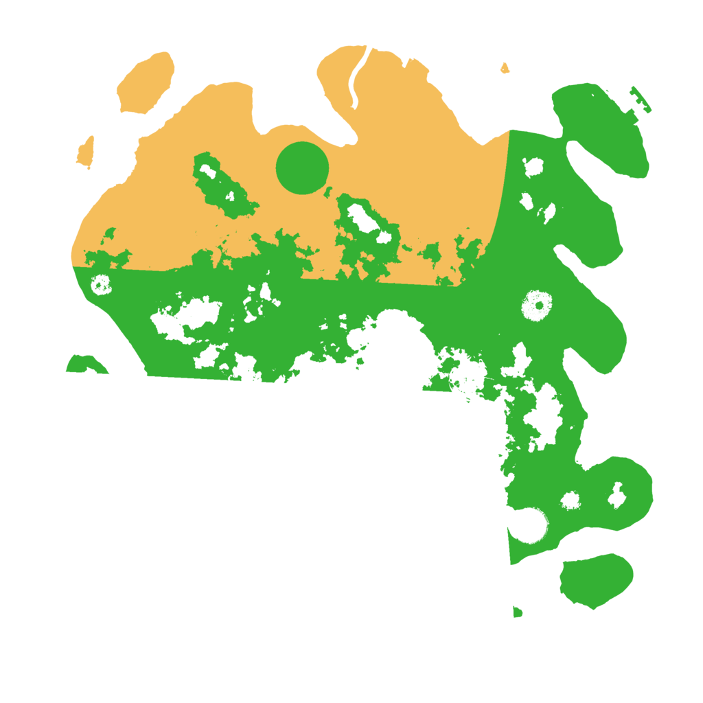 Biome Rust Map: Procedural Map, Size: 3500, Seed: 67525410
