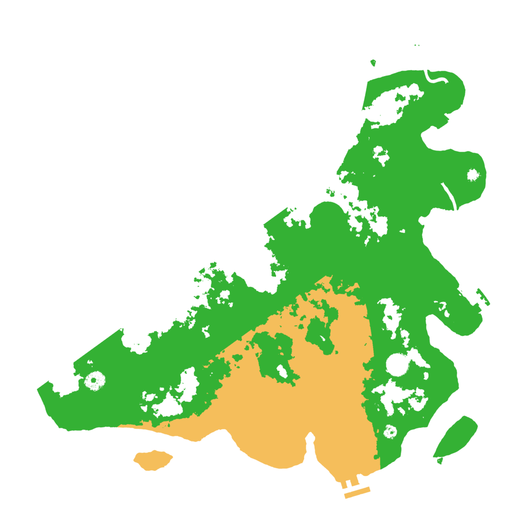 Biome Rust Map: Procedural Map, Size: 4000, Seed: 31145