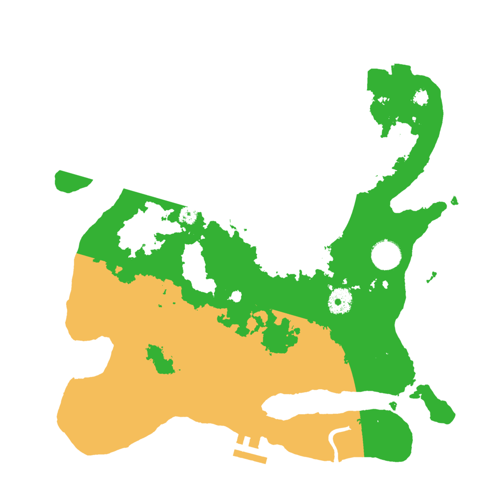 Biome Rust Map: Procedural Map, Size: 3000, Seed: 48241603