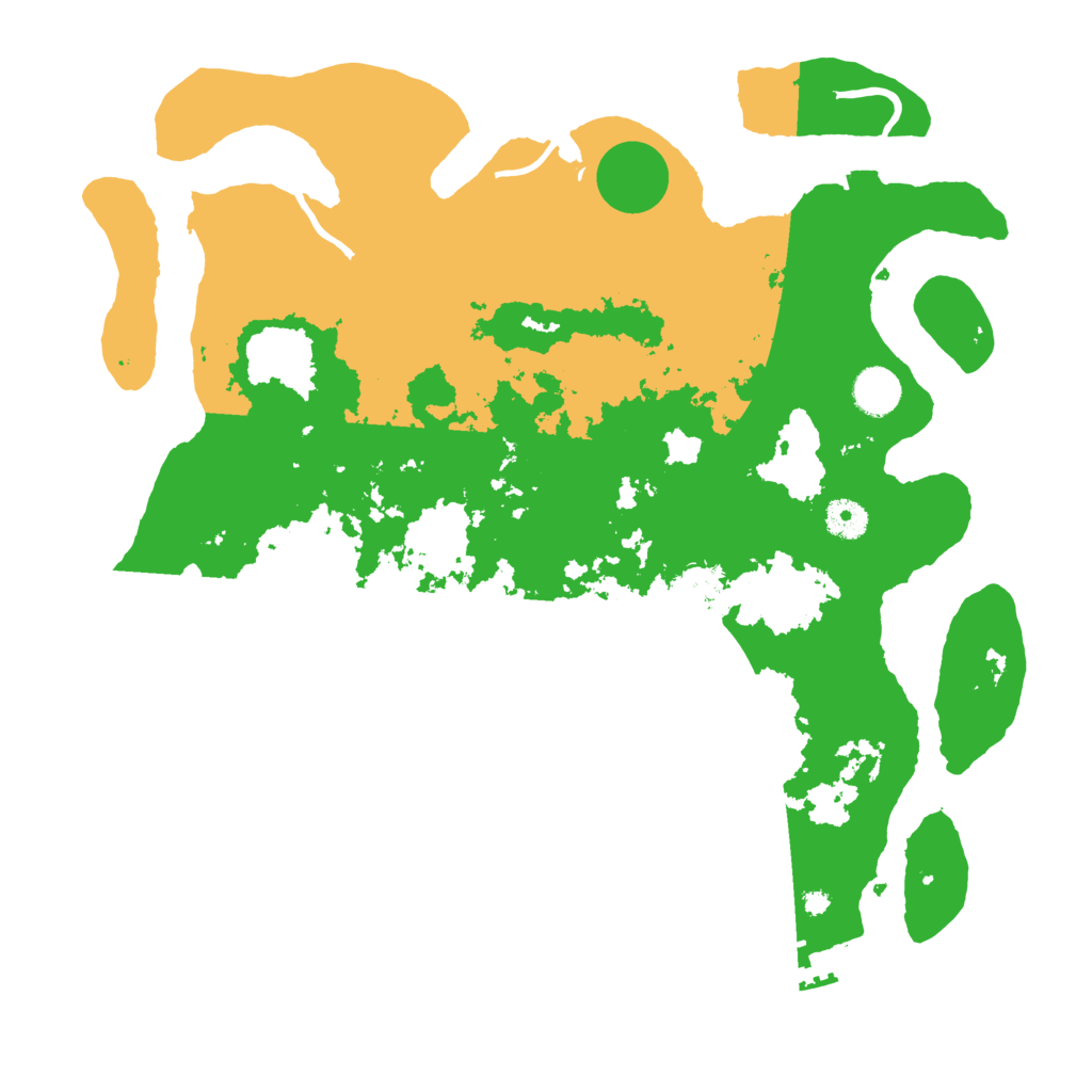 Biome Rust Map: Procedural Map, Size: 4000, Seed: 1351901490