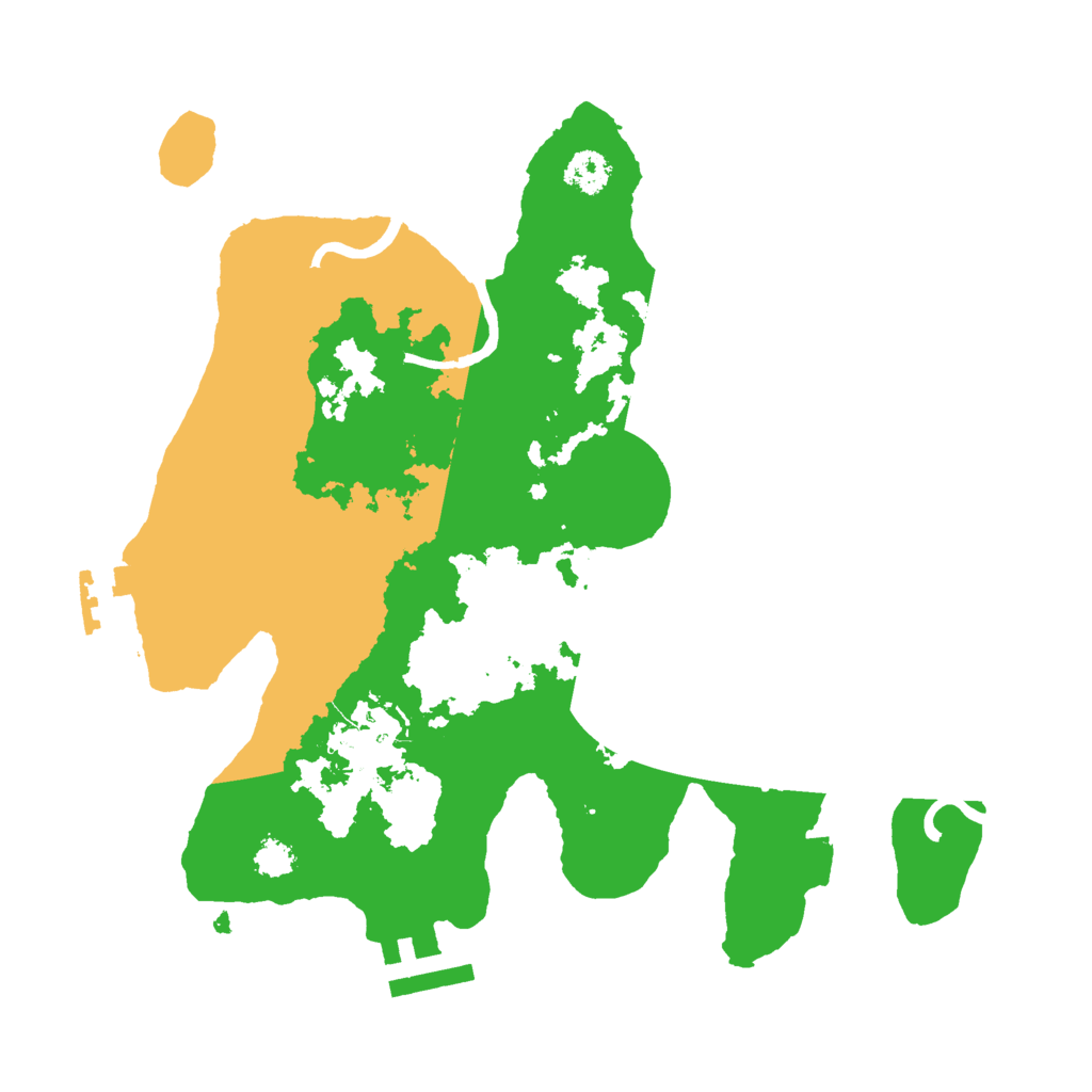 Biome Rust Map: Procedural Map, Size: 2600, Seed: 459044772