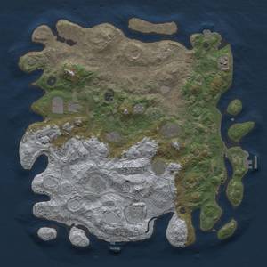 Thumbnail Rust Map: Procedural Map, Size: 4250, Seed: 753642587, 19 Monuments