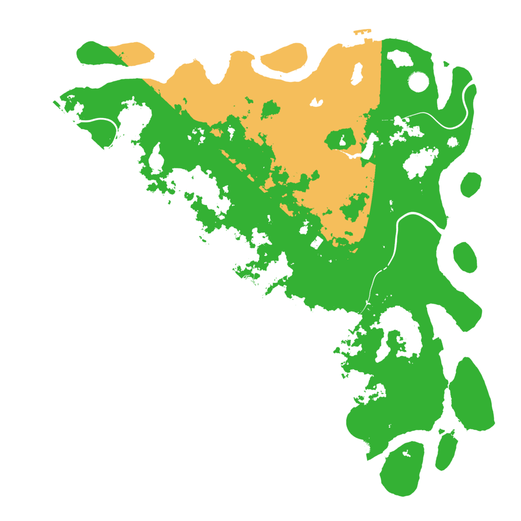 Biome Rust Map: Procedural Map, Size: 4500, Seed: 1738223144