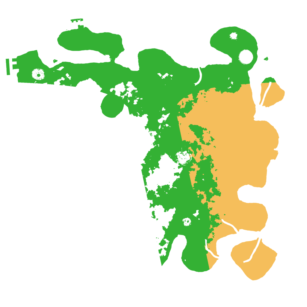 Biome Rust Map: Procedural Map, Size: 3800, Seed: 295330221