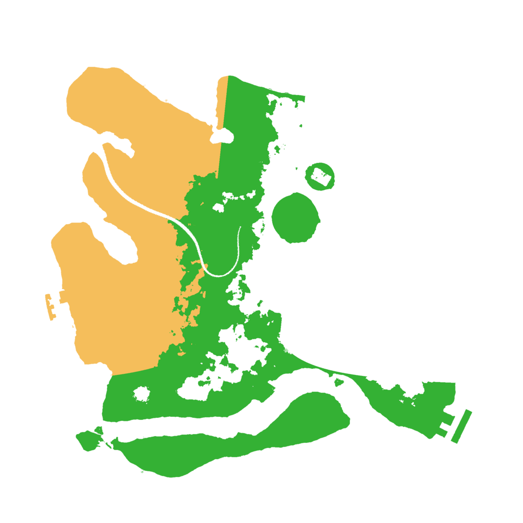 Biome Rust Map: Procedural Map, Size: 3000, Seed: 776654906