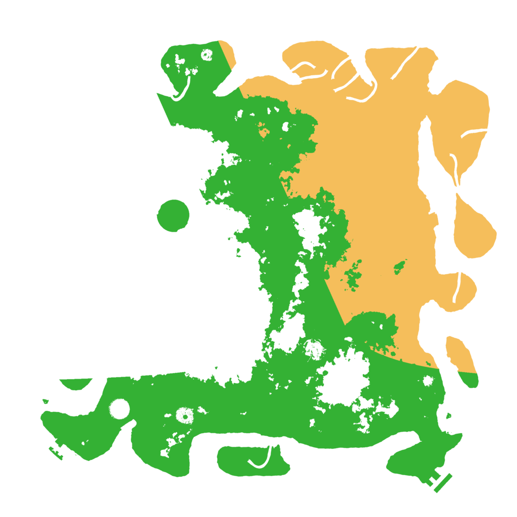 Biome Rust Map: Procedural Map, Size: 4500, Seed: 32653125