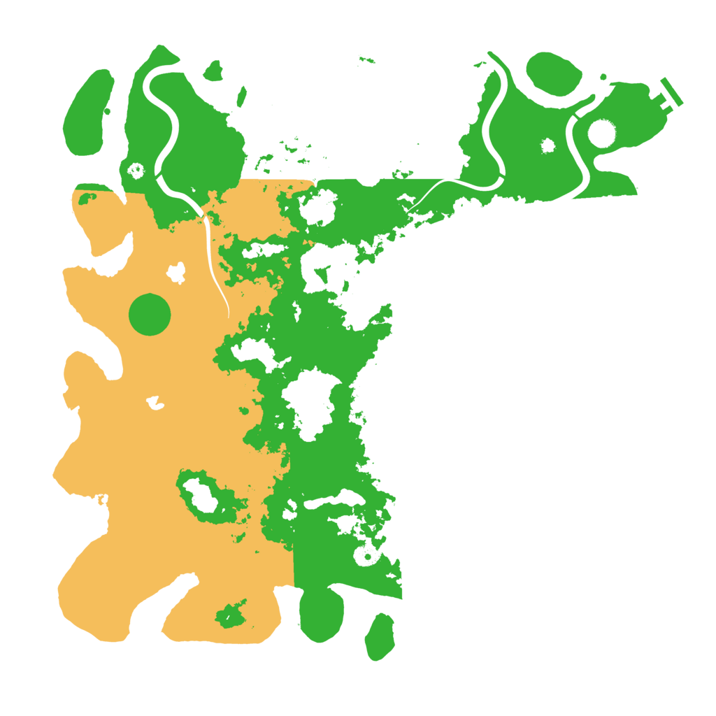 Biome Rust Map: Procedural Map, Size: 4500, Seed: 370794634