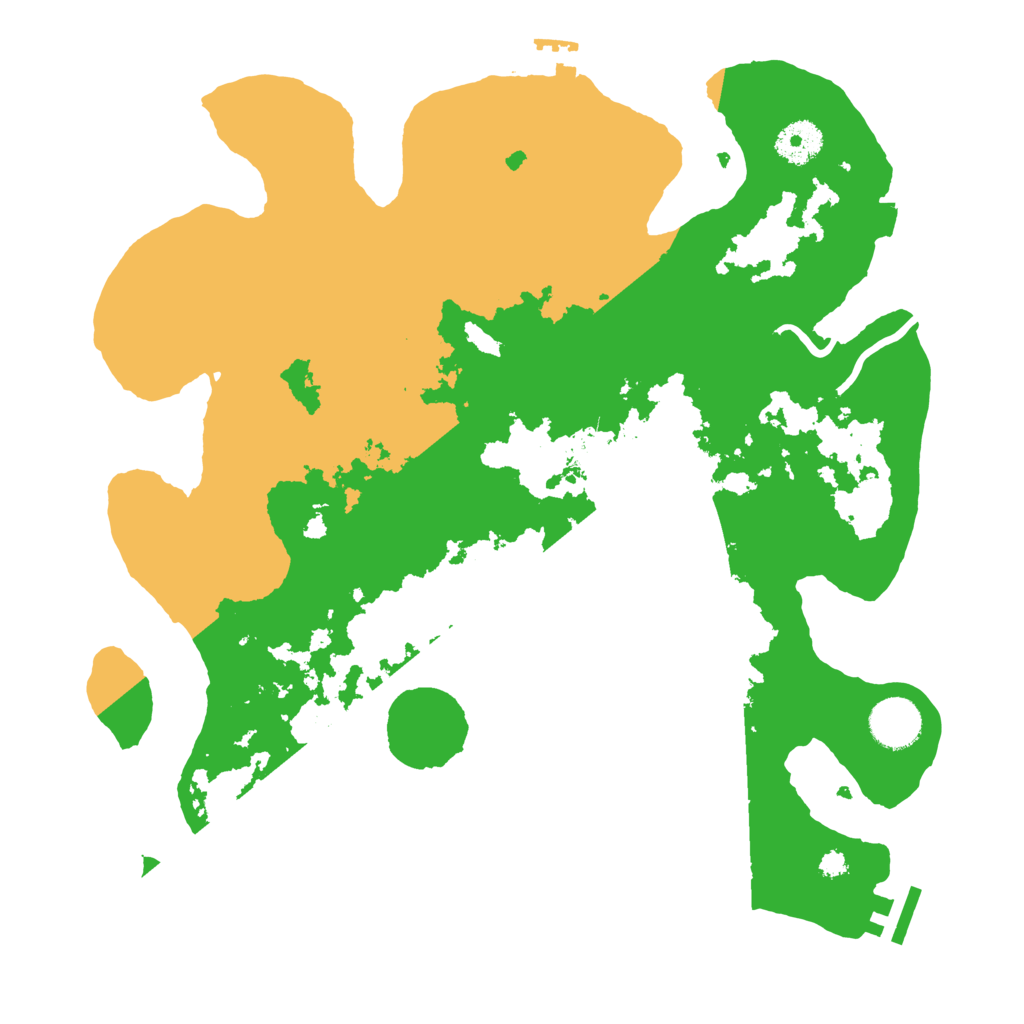 Biome Rust Map: Procedural Map, Size: 3500, Seed: 29474729