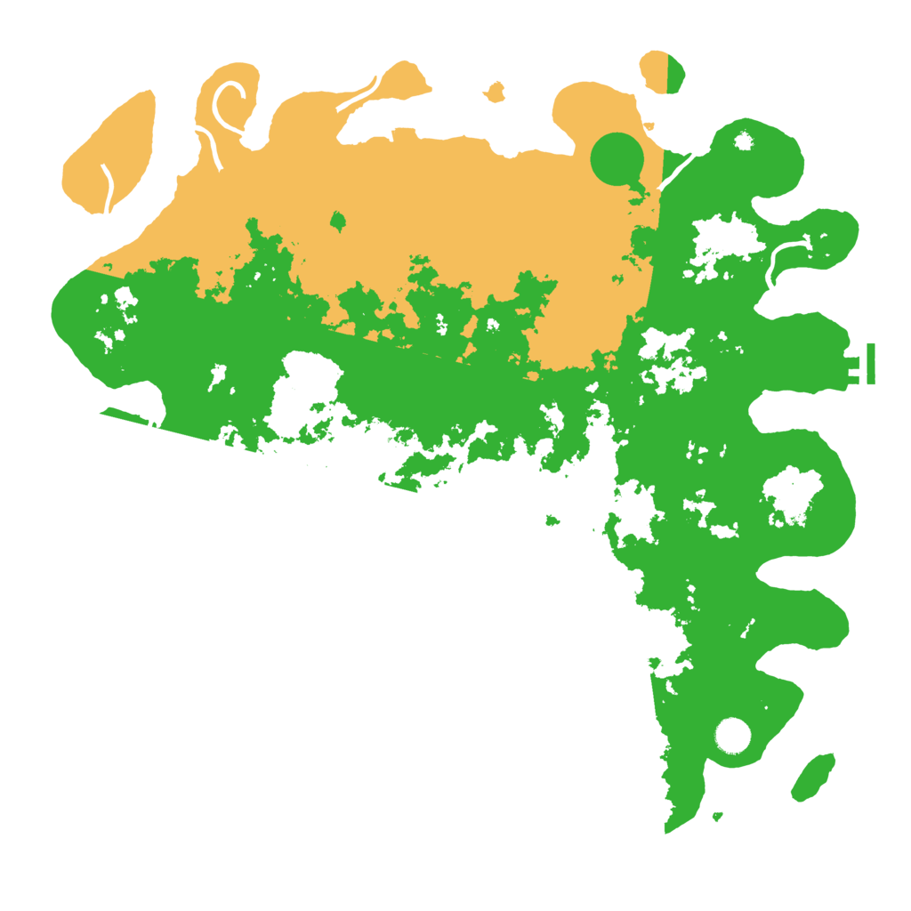 Biome Rust Map: Procedural Map, Size: 4500, Seed: 3331