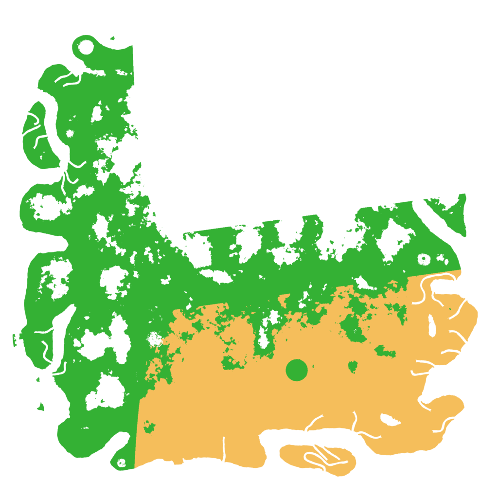 Biome Rust Map: Procedural Map, Size: 6000, Seed: 739124716