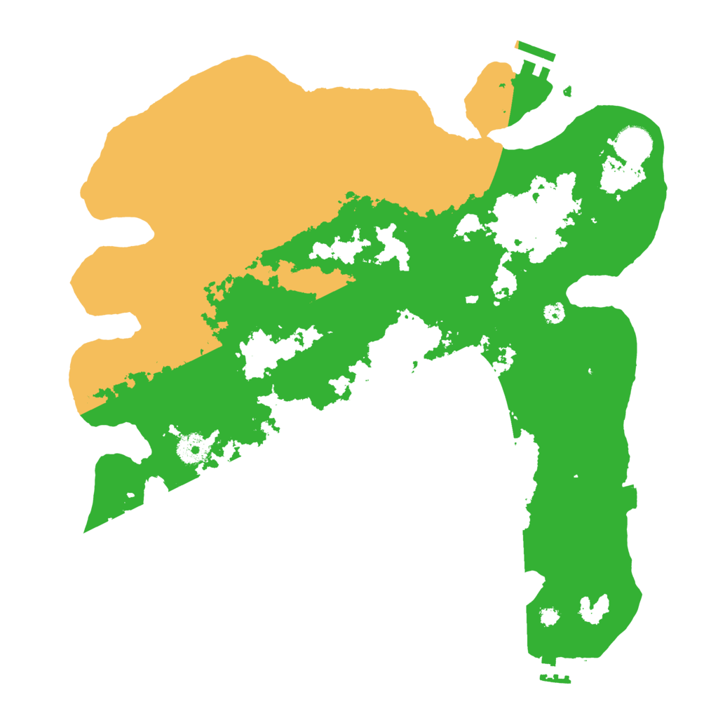 Biome Rust Map: Procedural Map, Size: 3500, Seed: 1965317148