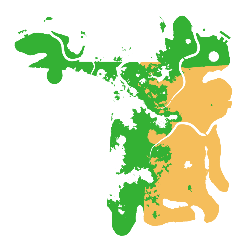 Biome Rust Map: Procedural Map, Size: 4200, Seed: 226002079