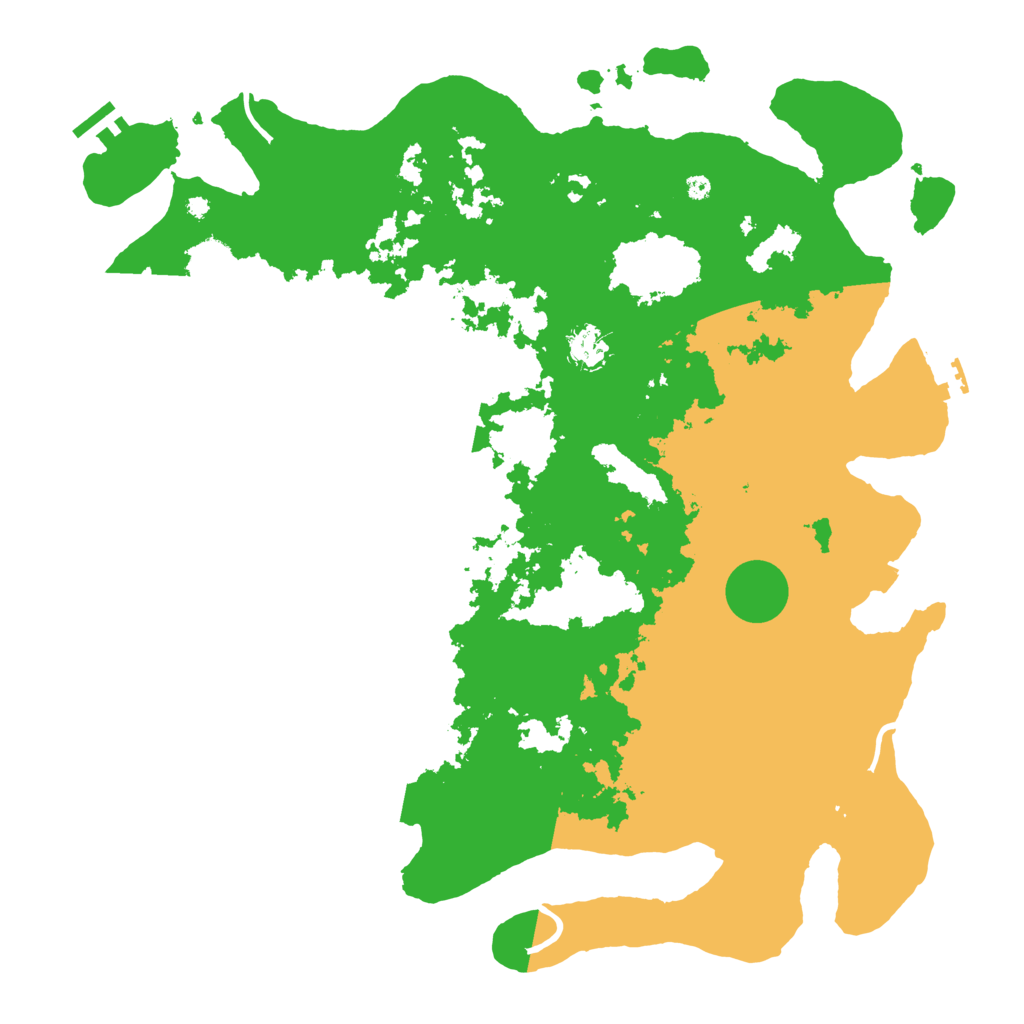 Biome Rust Map: Procedural Map, Size: 4300, Seed: 66799902