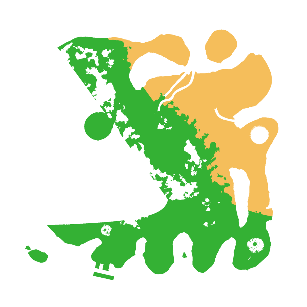 Biome Rust Map: Procedural Map, Size: 3000, Seed: 32042