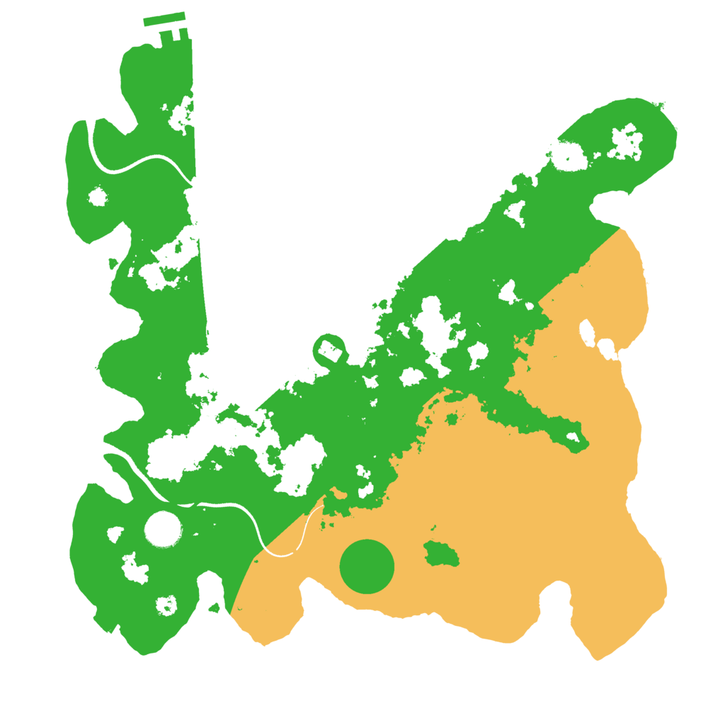 Biome Rust Map: Procedural Map, Size: 3500, Seed: 1650841242