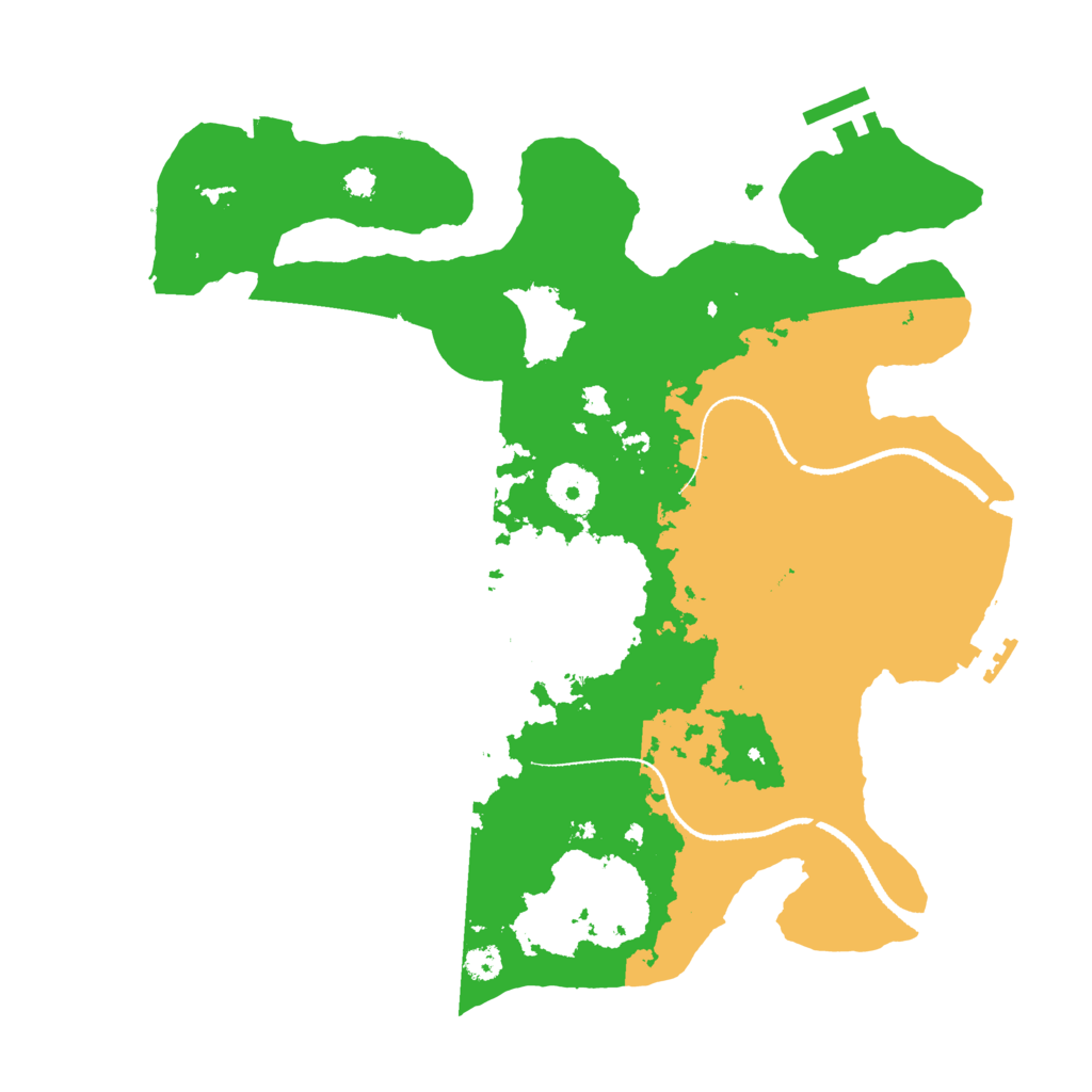 Biome Rust Map: Procedural Map, Size: 3250, Seed: 335153999