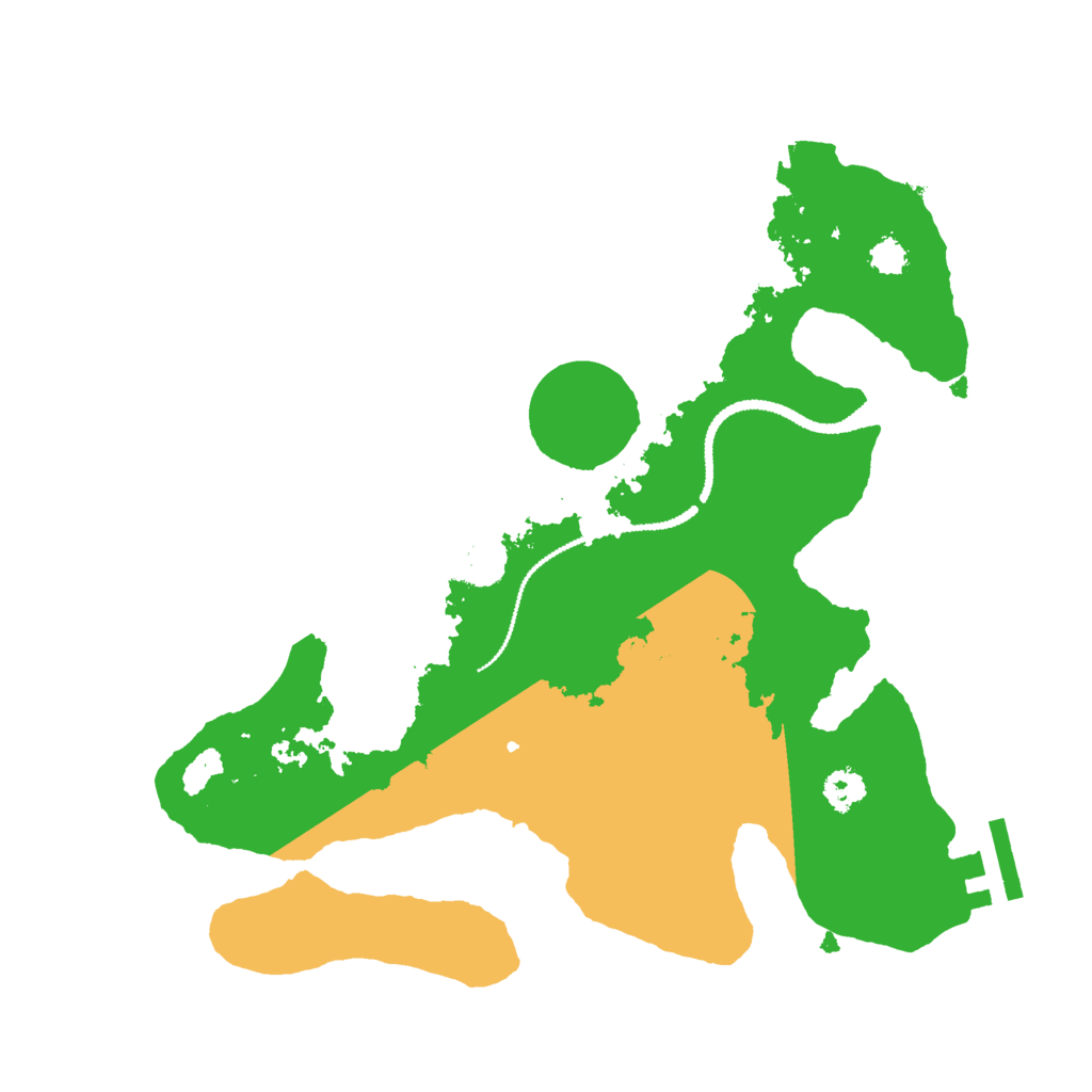 Biome Rust Map: Procedural Map, Size: 2700, Seed: 23713