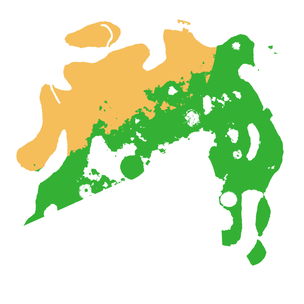 Biome Rust Map: Procedural Map, Size: 3500, Seed: 7845909