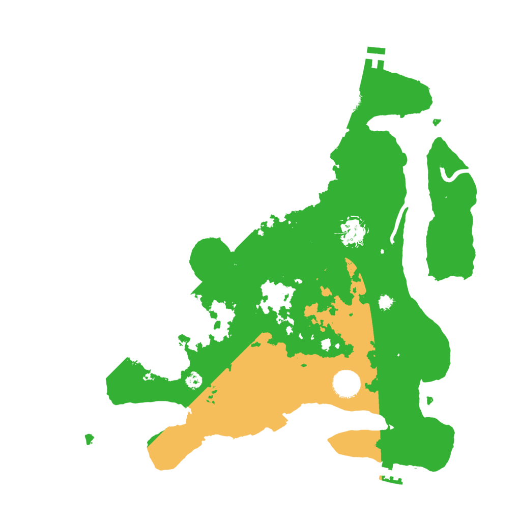 Biome Rust Map: Procedural Map, Size: 3300, Seed: 716757748