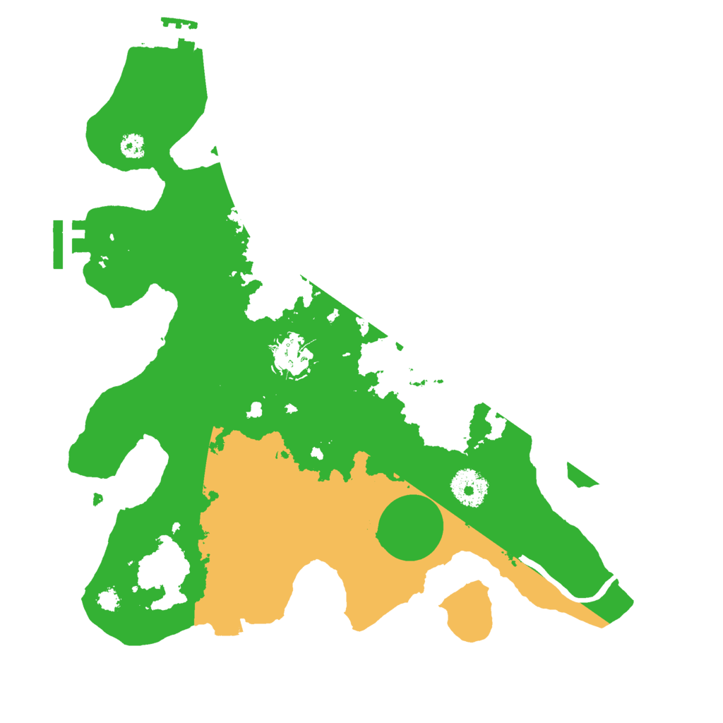 Biome Rust Map: Procedural Map, Size: 3000, Seed: 2465505