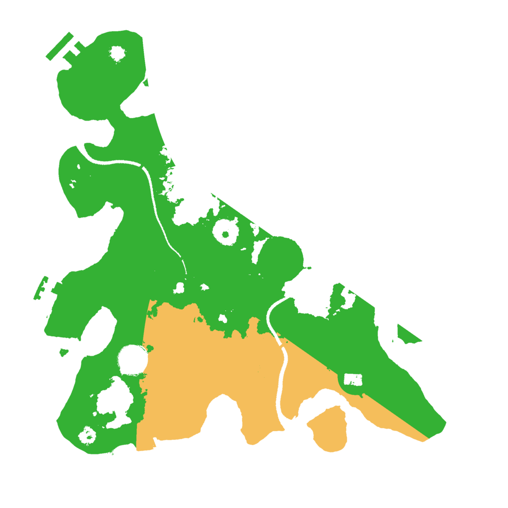 Biome Rust Map: Procedural Map, Size: 3000, Seed: 2465505