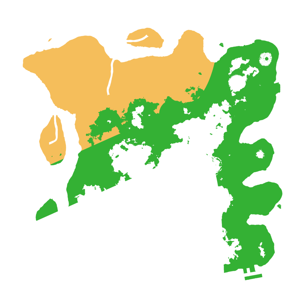 Biome Rust Map: Procedural Map, Size: 3500, Seed: 1673920148