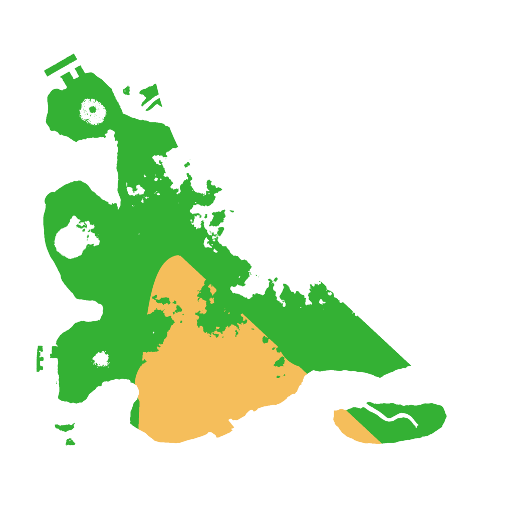 Biome Rust Map: Procedural Map, Size: 3000, Seed: 16021974