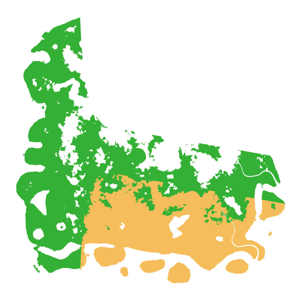 Biome Rust Map: Procedural Map, Size: 5000, Seed: 1995415289