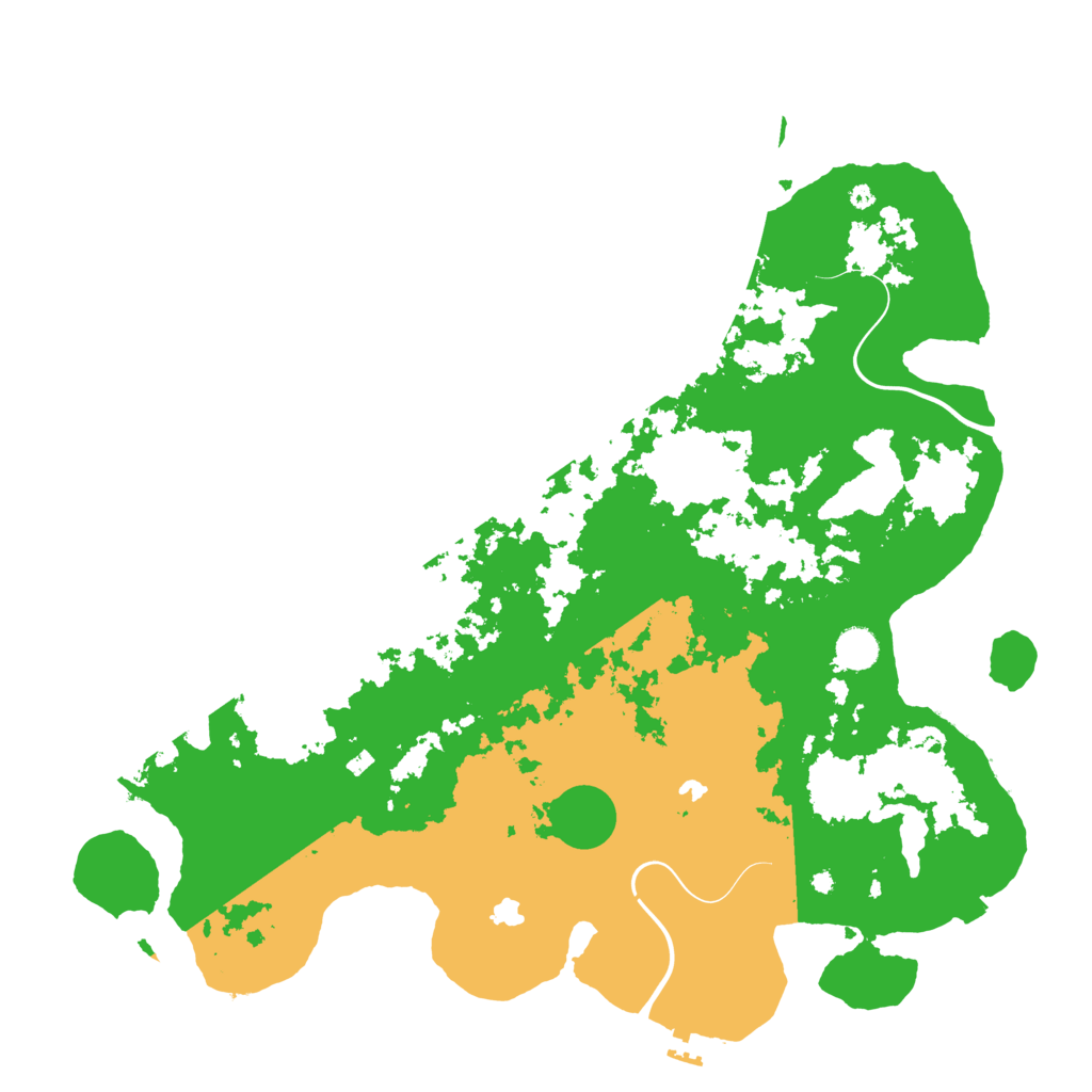 Biome Rust Map: Procedural Map, Size: 4500, Seed: 538529697