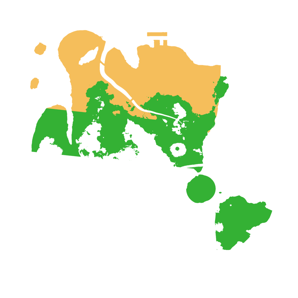 Biome Rust Map: Procedural Map, Size: 3000, Seed: 689498499