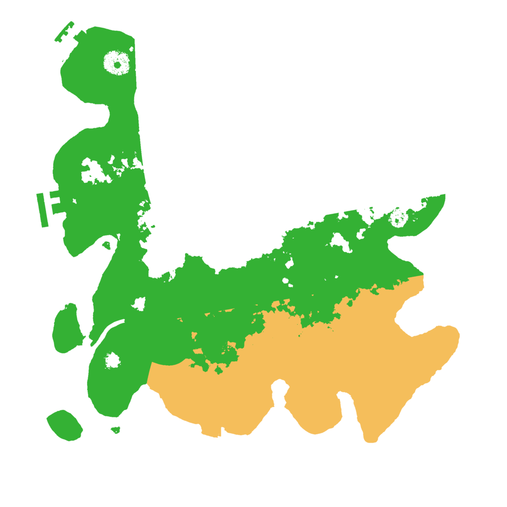 Biome Rust Map: Procedural Map, Size: 3000, Seed: 9053764