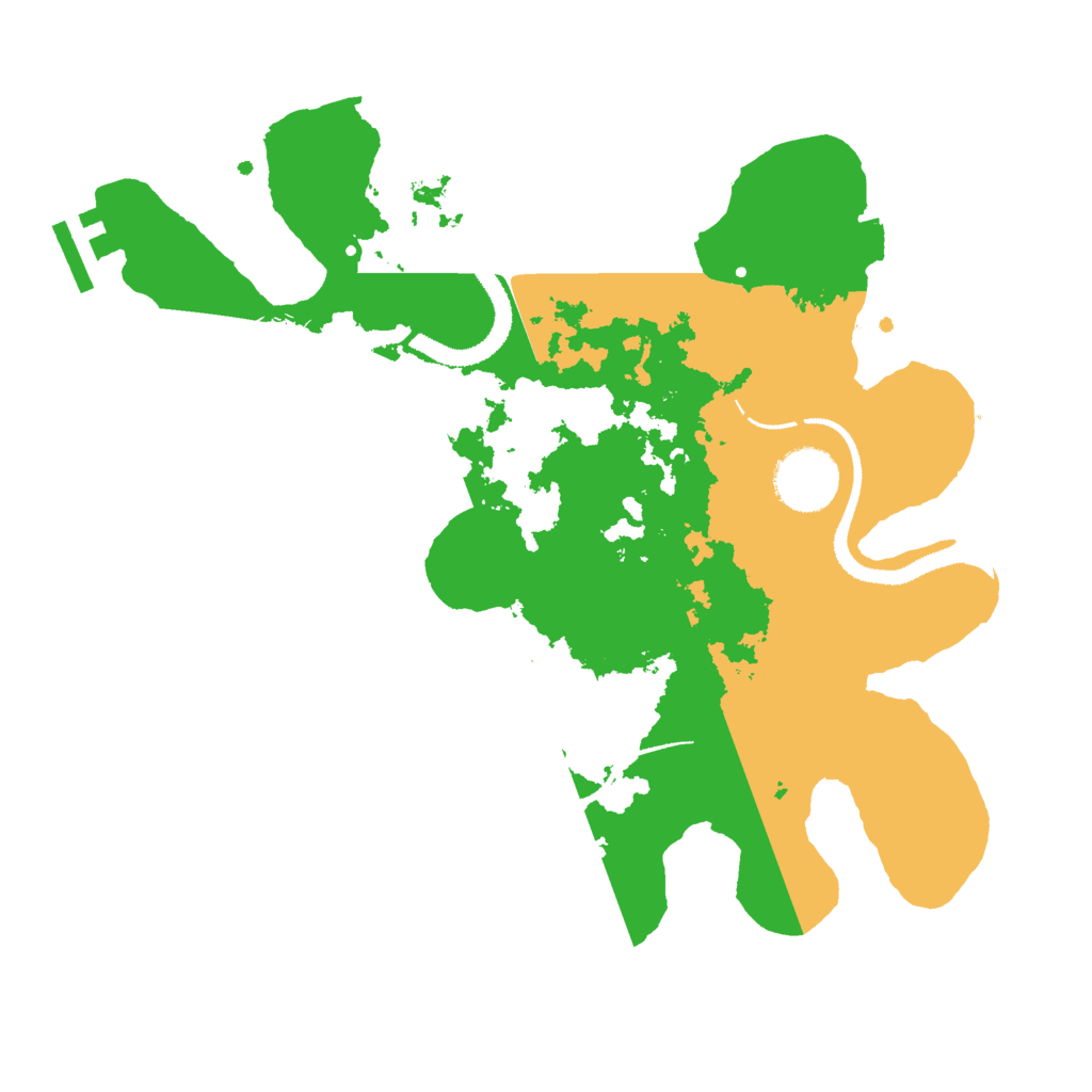 Biome Rust Map: Procedural Map, Size: 3000, Seed: 766487945